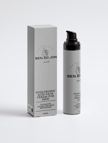 Hyaluronic Acid Face Cream for Men - Annuska Beauty