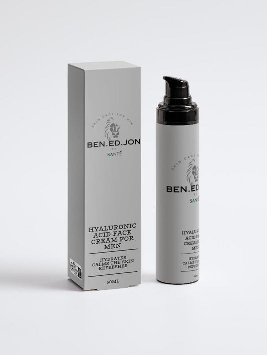 Hyaluronic Acid Face Cream for Men - Annuska Beauty